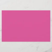 Pretty Pink Floral Save the date Card 便箋 (裏面)