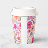 Pretty Pink Flower Garden 紙コップ (右)
