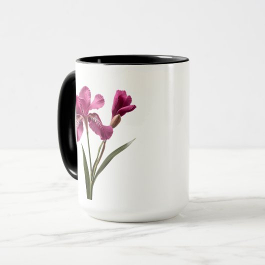 Pretty Pink Flower Mug マグカップ (正面左)