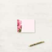 Pretty Pink Flower  Post-It Notes ポストイット (デスク上)