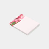 Pretty Pink Flower  Post-It Notes ポストイット (アングル)