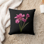 Pretty Pink Flower Throw Pillow クッション (ブランケット)