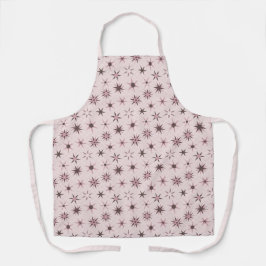 Pretty Pink Geo Stars - 柄 エプロン