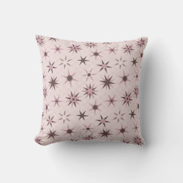 Pretty Pink Geo Stars - 柄 クッション