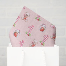 Pretty Pink Gingham, Bunnies and Bears! 薄葉紙