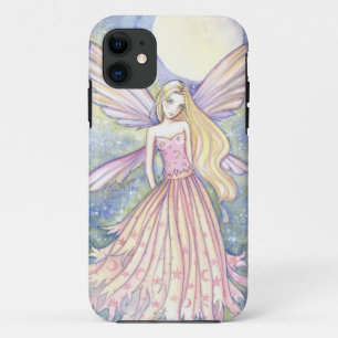 Pretty Pink Girly Fairy Fantasy Art iPad Mini ケース