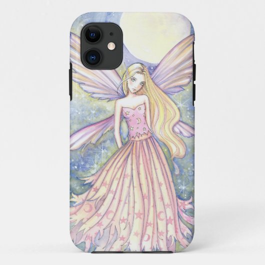 Pretty Pink Girly Fairy Fantasy Art iPad Mini ケース Case-Mate iPhoneケース (裏面)