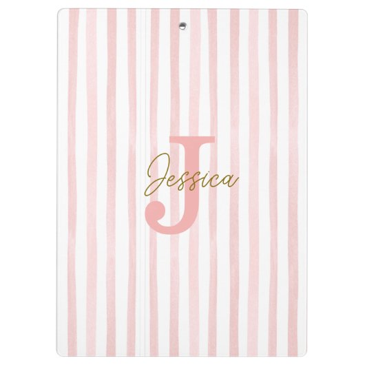 Pretty Pink Gold Confetti Bow  クリップボード (裏面)