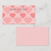 Pretty Pink heart Enclosure Card エンクロージャーカード (正面/裏面)