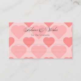 Pretty Pink heart Enclosure Card エンクロージャーカード