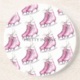 Pretty Pink Ice Skates コースター