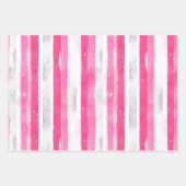 Pretty Pink Ice Skates Birthday ラッピングペーパーシート (正面2)