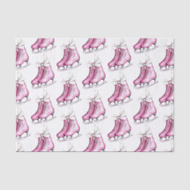 Pretty Pink Ice Skates Christmas 薄葉紙