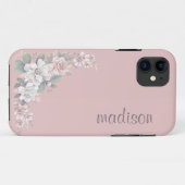 Pretty Pink & Ivory Roses 花束 Case-Mate iPhoneケース (裏面(横))