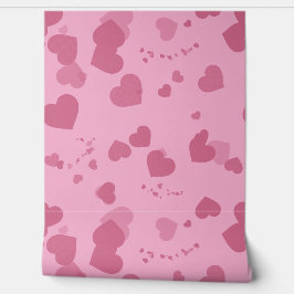 Pretty pink love hearts wallpaper 壁紙