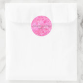 Pretty Pink Peony-A Friend Loves Sticker ラウンドシール (バッグ)