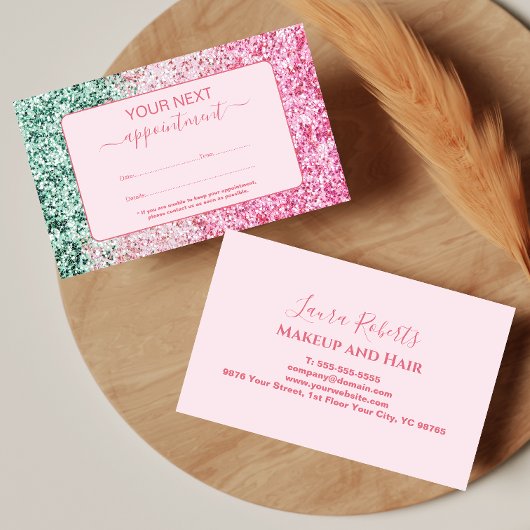 Pretty Pink Professional Style 予約カード