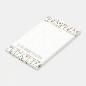 Pretty Pink Roses Floral ポストイット (アングル)