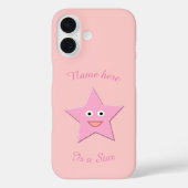 Pretty Pink Star Custom Case-Mate iPhoneケース (裏面)