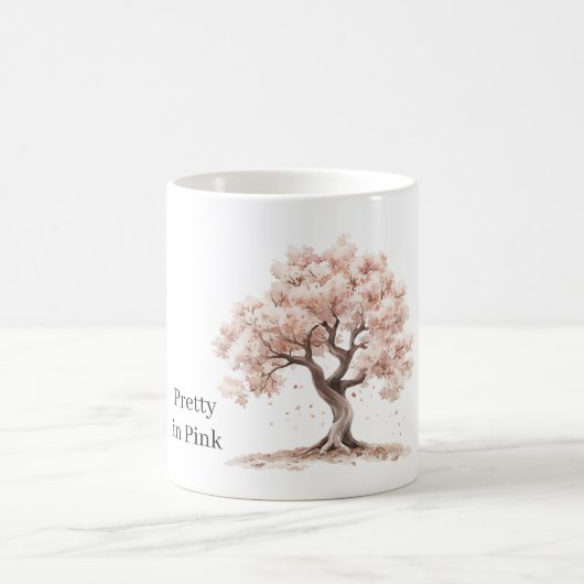 Pretty Pink Tree コーヒーマグカップ (中央)