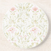 Pretty Pink White Flowers コースター (正面)