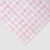 Pretty Pink White Plaid Stripes Bridal Shower 薄葉紙 (詳細)