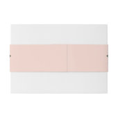 Pretty pink white red roses floral wedding  招待状ベリーバンド (裏面例)