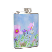 Pretty Pink Wild Flower Meadow フラスク (右)