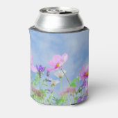Pretty Pink Wild Flower Meadow 缶クーラー (缶裏面)