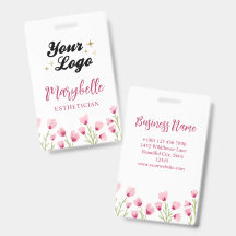 Pretty Pink Wildflowers あなたのロゴマーク
