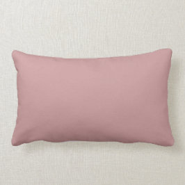 Pretty Plain Pink> 長方形クッションカバー ランバークッション
