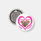 Pretty Pony in Pink Valentine's Day マグネット (正面/裏面)