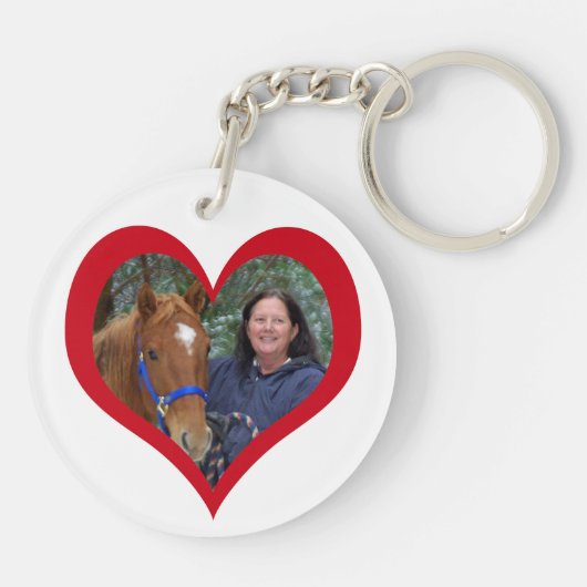 Pretty Pony in Red Valentine's Day キーホルダー (裏面)