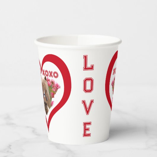 Pretty Pony in Red Valentine's Day 紙コップ (左)