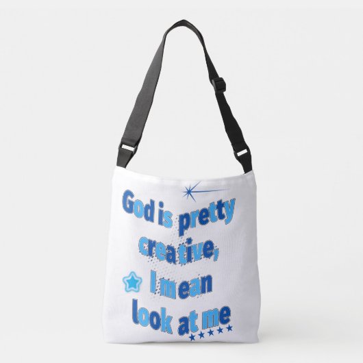 Pretty & Powerful Statement Tote Bag クロスボディバッグ (正面)