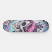 Pretty Princess Skull Skateboard スケートボード (横)