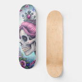 Pretty Princess Skull Skateboard スケートボード (正面)