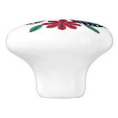 Pretty Purple & Burgundy Paper Quilling Butterfly セラミックノブ (側面)