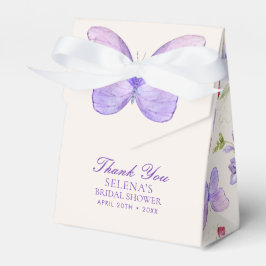 Pretty Purple Butterliesのブライズシャワー フェイバーボックス