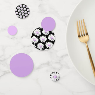 Pretty Purple Dotted Daisy's コンフェッティ