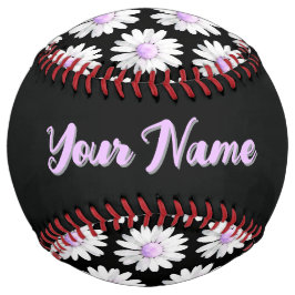 Pretty Purple Dotted Daisy's ソフトボール