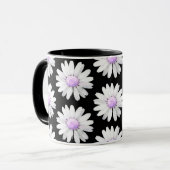 Pretty Purple Dotted Daisy's マグカップ (正面左)