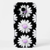 Pretty Purple Dotted Daisy's iPhoneケース (裏面)
