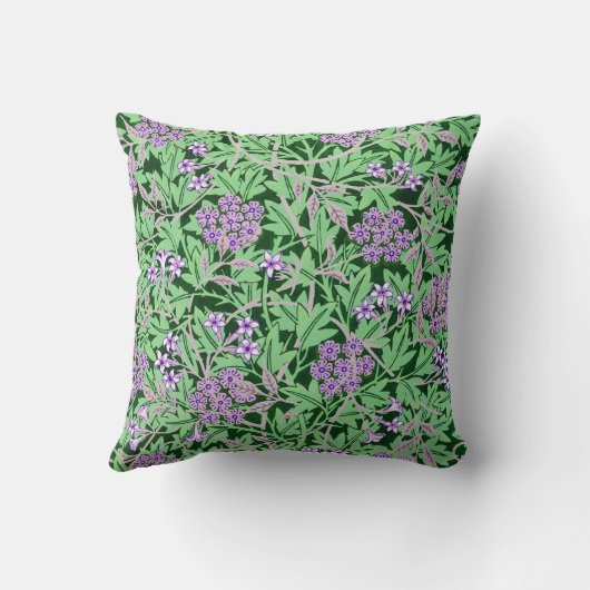 Pretty Purple Floral Pattern クッション (裏面)