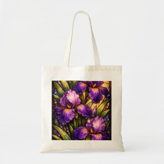 Pretty purple flowered tote bag! トートバッグ