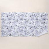 Pretty Purple Flowers   ビーチタオル (正面)