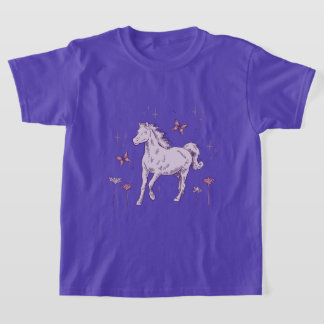 Pretty Purple Horse Tシャツ