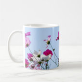 Pretty Purple Wild Flowers Meadow コーヒーマグカップ (左)