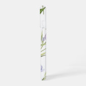 Pretty Purple Yellow Flowers iPhone 16ケース (左側面)