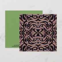 Pretty Rainbow Colored Ribbon Twists Pattern Art